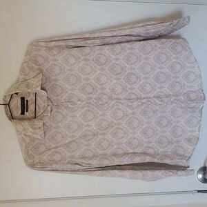 Paisley print 100% cotton button down